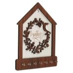 Webelkart Premium Family Designer Wooden Key Holder for Home/Office Decor, Key Holder for Wall Decor/Key Chain for Home Decor (12" inches) - Fast Shipping to USA & Canada - Image 3