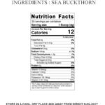 Indiana Organic Dried Sea Buckthorn Berries Powder 100gm | Nourishes skin | Rich in fatty acids | Enrich with Omega 3 and vitamins A1, B1, B2, B9, C, and K | No added sugar (100) - Fast Shipping to USA & Canada