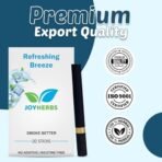 JOYHERBS Herbal Tobacco Free Nicotine Free Cigarettes (60 Sticks) Refreshing Breeze Flavor | 100% Pure and GMO Free, Ayurvedic Product - Made In India - Fast Shipping to USA & Canada - Image 5