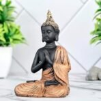 Global Grabbers New Namaste Praying Buddha Statue showpiece Idol Home Decor Items for Living Room and Gifts-BRO_BLK-DB14 - Fast Shipping to USA, Canada & India - Image 4