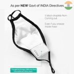 Xtore Certified N99 FDA CE Washable Mask with Replaceable 5 layer filter (2 mask 4 Filter, Bright Yellow) - Fast Shipping to USA & Canada - Image 5
