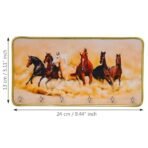 Webelkart Decorative Wooden Key Holder for Home Decor,Wall Mounted Key Organizer, Key Chain Holder (Horse Key Holder) - Fast Shipping to USA & Canada - Image 4