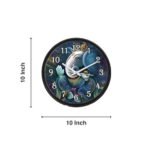 Xtore Ganesh Ji Modern Versatile Minimal Wall Clock | Stylish Timepiece | Beautiful Round Dial | for Home, Office - Black - Fast Shipping to USA & Canada - Image 4