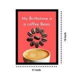 JaipurCrafts Premium Motivational Coffee Bean Quote Photo Frame for Wall, Office, Study Room Decoration Poster Framed Without Glass, Size - 14 x 11 INCH - Fast Shipping to USA & Canada - Image 2