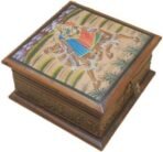 JaipurCrafts Rajwada Designed Multipurpose Makeup Vanity Box (Multicolor) - Fast Shipping to USA & Canada - Image 2