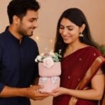 Xtore Handmade Crochet Knitted Bouquet forValentine's Day (Pack of 1, Pink) - Fast Shipping to USA & Canada - Image 3