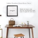 One94Store 10x10 Inch Letter Board with 136 Changeable Letters & Numbers - Wall Mount Message Board, Plastic Frame, Felt Word Board for Home, Office, Caf? & Room DECOR (White) - Fast Shipping to USA & Canada - Image 4