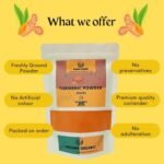 Indiana Organic Turmeric Powder, Haldi Powder | Packed on Order Fresh Ground | Zero Added Colours, Fillers, Additives & Preservatives - 200 gram - Fast Shipping to USA & Canada