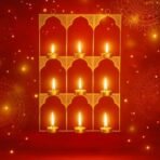 CraftVatika Tealight Candle Holder Festive Decor,Wall Mounted Iron Tealight Candle Holder Stand Frame for Home Christmas Diwali Decoration Items, Diwali Gift Items, Wall Decor, Pooja Decoration Items - Fast Shipping to USA & Canada - Image 3