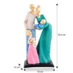 Xtore Colorful Family Figurine | Resin Home Decor Accent | Unique Art Piece for Living Room, Office | Vibrant and Expressive Design | Symbol of Family Love and Unity - Fast Shipping to USA & Canada - Image 5