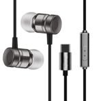 Xtore Wired in Ear Earphone Type C with Mic (Black) - Fast Shipping to USA & Canada - Image 2