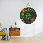 Webelkart Premium Merry Christmas and Happy New Year Printed Wall Hanging/Door Hanging for Home and Christmas Decorations Items (10 Inches) - Fast Shipping to USA & Canada - Image 4