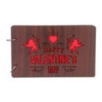 Sehaz Artworks Valentine Scrapbook Photo Albums for 4x6 Photos for Baby Birthdays, Couples Husband Wife Wedding (26 cm X 16 cm X 4 cm, Brown) - Fast Shipping to USA & Canada - Image 3