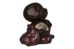 JaipurCrafts Set of 4 Cute Child Monk Showpiece - 10.5 cm (Polyresin, Pink, Brown, Silver) - Home & Office Decor, Valentine's Day & Diwali Gifts, Vaastu & Fengshui - Fast Shipping to USA & Canada - Image 4