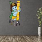 Webelkart Cute Printed Wooden Key Holder for Home/Office Decor/Key Hanger for Wall Decor,Decorative Item for Home, Key Chain Holder for Wall (12x7 Inches) - Fast Shipping to USA & Canada - Image 5