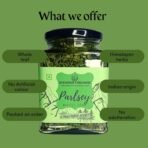 Indiana Organic Parsley Leaves Whole Dry, Organic Himalayan Herbs, Highly Aromatic & Freshly Harvest - 25 Gram (Pack of 2) - Fast Shipping to USA & Canada - Image 3