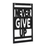 JaipurCrafts Designer Never Give Up MDF Cutout Ready to Hang Home DECOR Wall Art - 8.00" 12.00" - Fast Shipping to USA & Canada - Image 3