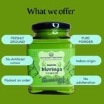 Indiana organic Moringa leaf powder | Packed on order from fresh batch | Zero added Colours, Fillers, Additives & Preservatives - 150 Gram - Fast Shipping to USA & Canada - Image 3