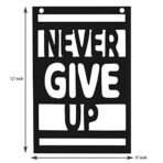 JaipurCrafts Designer Never Give Up MDF Cutout Ready to Hang Home DECOR Wall Art - 8.00" 12.00" - Fast Shipping to USA & Canada - Image 2