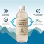 Premium Haridwar Gangajal | 100% Pure & Natural Holy Ganga Jal from Har Ki Pauri | for Pooja, Abhishek, Hawan, Temple Use & Spiritual Rituals | Sealed Leak-Proof Bottle (1 Litre(1000 ML)) - Fast Shipping to USA & Canada - Image 2