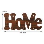 JaipurCrafts "Home" Designer Wood Key Holder (30.48 cm x 13 cm x 0.4 cm) Pack of 7 Hooks, Brown - Fast Shipping to USA & Canada - Image 3