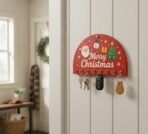 Webelkart Premium Christmas Wooden Key Holder for Home and Office Decor (Design -1) - Fast Shipping to USA & Canada - Image 4