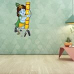 Webelkart Cute Printed Wooden Key Holder for Home/Office Decor/Key Hanger for Wall Decor,Decorative Item for Home, Key Chain Holder for Wall (12x7 Inches) - Fast Shipping to USA & Canada - Image 4