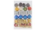 JaipurCrafts Plastic Christmas Tree Decorations Set (Multicolour) -25 Pieces - Fast Shipping to USA & Canada - Image 3