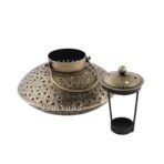 CraftVatika Iron Degchi doop stand Tealight Candle Holder - Tea Light Candle Stand Decorative Home Decoration Items for Living Room Netted Style (Pack of 1) - Fast Shipping to USA & Canada - Image 4