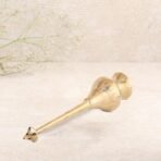 10 Inch Brass Gulab Pash Bottle for Gangajal, Gulab Dani Bottle for Pooja Decorative Showpiece - Fast Shipping to USA & Canada - Image 4