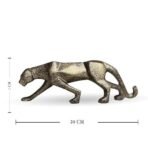 Xtore Beautiful Leopard Statue for Home Decor (Pack of 1, Dark Brown) - Fast Shipping to USA & Canada - Image 4