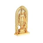 CraftVatika Metal Ram Lalla Idol Ayodhya Golden Metal Shree Ram Lalla Murti Ayodhya Ram Idol for Home Decor, Pooja, Temple Mandir Housewarming Gifts Unique Set of 1 (Height - 2.7 Inch) - Fast Shipping to USA & Canada - Image 4
