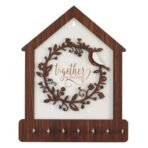 Webelkart Antique Family Designer Wooden Key Holder for Home/Office Decor,Key Chain for Home,Key Hanger (9" Inches) - Fast Shipping to USA & Canada - Image 5