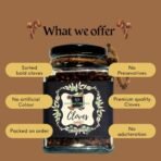 Indiana Organic Sabut Laung, Cloves Whole bold size, Syzygium aromaticum, 100 gram - Fast Shipping to USA & Canada