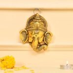 CraftVatika Ganesh Showpiece Wall Hanging for Door - Elegant Gift Items, Ideal House Warming Gifts, Exquisite Ganesh Idol for Home Puja, Perfect Home DECOR Accent - Fast Shipping to USA & Canada - Image 2
