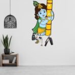 Webelkart Cute Printed Wooden Key Holder for Home/Office Decor/Key Hanger for Wall Decor,Decorative Item for Home, Key Chain Holder for Wall (12x7 Inches) - Fast Shipping to USA & Canada - Image 2