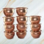 The Himlayan Riven Pavitra Gangajal from Har Ki Pauri - Natural Ganga Water for Pooja, Mandir, Home & Auspicious Occasions | Shudh Jal for Sawan & Janmashtami | Pack of 11 Copper Pots - Fast Shipping to USA & Canada - Image 3