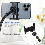 Xtore Universal Mobile Phone Holder & Tablet Tabletop Holder with 360? Rotation (Black, Pack of 1) - Fast Shipping to USA & Canada - Image 4