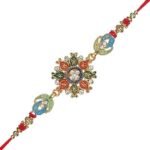 Webelkart Single Rakhi For Brother With My Best Bro Wood Cutout |Gifts For Brother Lumba Rakhi For Bhabhi Rakhi With Roli Chawal Rakhi Sets lumba rakhi|New Rakhi Collection - Fast Shipping to USA & Canada