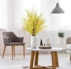 VRB Dec 5 Pcs Dry Baby's Breath Artificial Flower Bunch,Dry Flower,Dried Gypsophila Bouquets,Flowers for Vases, Decoration Items for Living Room,Home Decor,Chritmas (Yellow Dry Baby's Breath) - Fast Shipping to USA & Canada - Image 3