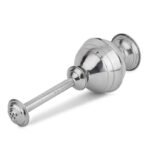 9.5 Inch Steel Gulab Pash Bottle for Gangajal, Gulab Dani Bottle for Pooja Water Sprinkler - Fast Shipping to USA & Canada - Image 4