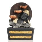 Global Grabbers Polyresin Table Top Indoor Outdoor Water Fall Fountain with LED Lights Home Decor Decoration Gift Gifting Items-GOL_BRO-S1-(000) - Fast Shipping to USA, Canada & India - Image 3