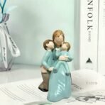 Xtore Beautiful Hand Painted Medium Size Resin Miother and Child Statue (Pack of 1, Multicolor) - Fast Shipping to USA & Canada - Image 5