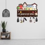 Webelkart Premium Good to Be Home Wooden Key Holder for Home/Office Decor/Key Hanger for Wall Decor,Home Designer Key Holder Decorative Item for Home - Fast Shipping to USA & Canada - Image 4