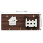 Webelkart Beautiful Wooden Keys Hanger, Key Holder for Home/Office Decor, Key Holder for Wall Decor,Key Chain Stand for Home (11.5" Inches) - Fast Shipping to USA & Canada - Image 3