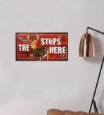 Sehaz Artworks Home Decor Items | Wall Decor | Room Decor | living Room Decorative Items | StopsHere' Rust Looks Wall Sign for Wall Decoration Tin Sign (MDF, 30 cm x 20 cm x 0.3 cm) - Fast Shipping to USA & Canada - Image 2