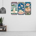 Webelkart Premium Cow Vastu Prosperity Wall Art Painting for Wall Decoration,Big Size Multiple Frames,Beautiful Nature Wall Painting for Living Room, Bedroom, Office, Hotels, Drawing Room (12x18" Inches) - Fast Shipping to USA & Canada - Image 5