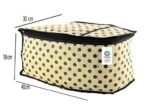 JaipurCrafts Combo of Premium Polka Dots Print Non Woven Saree Cover, Blouse Cover & Petticoat Cover, Ivory(45 x 35 x 21 cm) - Fast Shipping to USA & Canada - Image 3