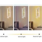 One94Store Modern BedHead Wall Lamp - Gold Acrylic LED Wall Light for Bedroom, Bedside, Living Room, Hallway, Mural Lamp, Decorative, Energy-Saving, Dimmable Lighting - Fast Shipping to USA & Canada - Image 2