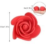 VRB Dec 50 Pcs Artificial Foam Flowers Fake Foam Water Floating Flowers for Pooja Thali, Festival and Events, Home, Table, Badroom, Pooja Room, Diwali Decoration Items and DIY Craft (Red, 50) - Fast Shipping to USA & Canada - Image 2